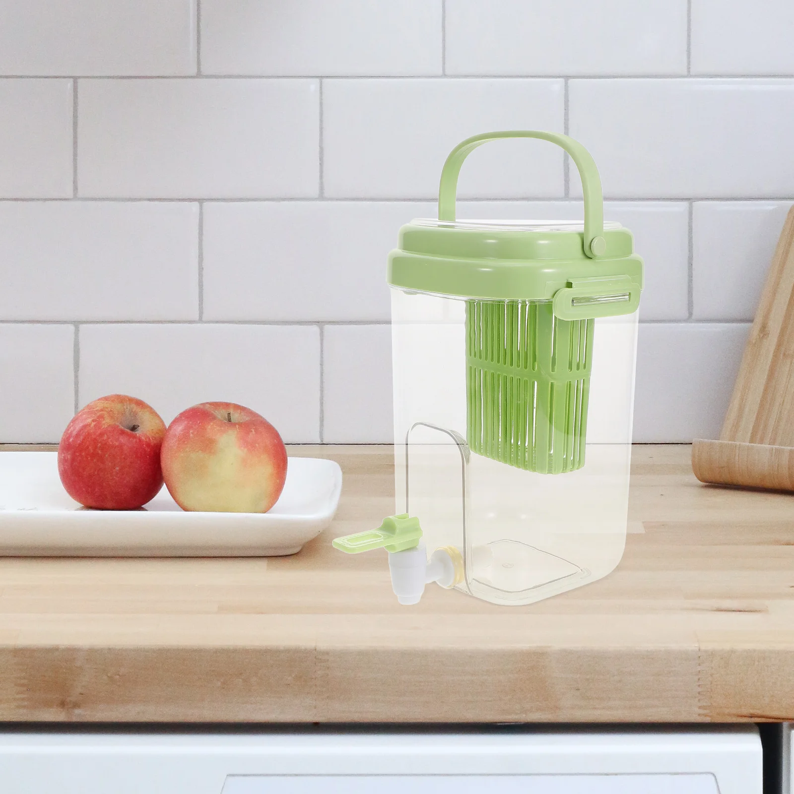 

Large Capacity Cold Water Kettle Convenient Faucet Plastic Jugs Beverage Dispenser Fridge Summer Drink Plastic Jugs