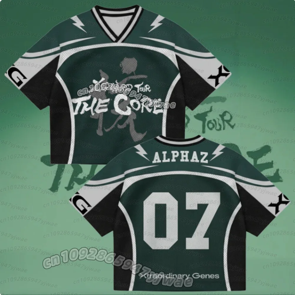 Sommer Damen Katseye The Wildworld Tour 2026 Mesh-Trikot Fan-Konzert Leichtgewichtiges K-Pop Inspiriertes Trikot – Detail 5