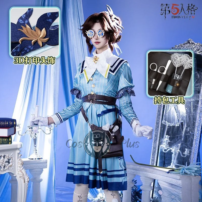 Identität V Doctor Emily Dyer Ewige Blume Cosplay Kostüm Karneval Halloween Comic Con Kostüme