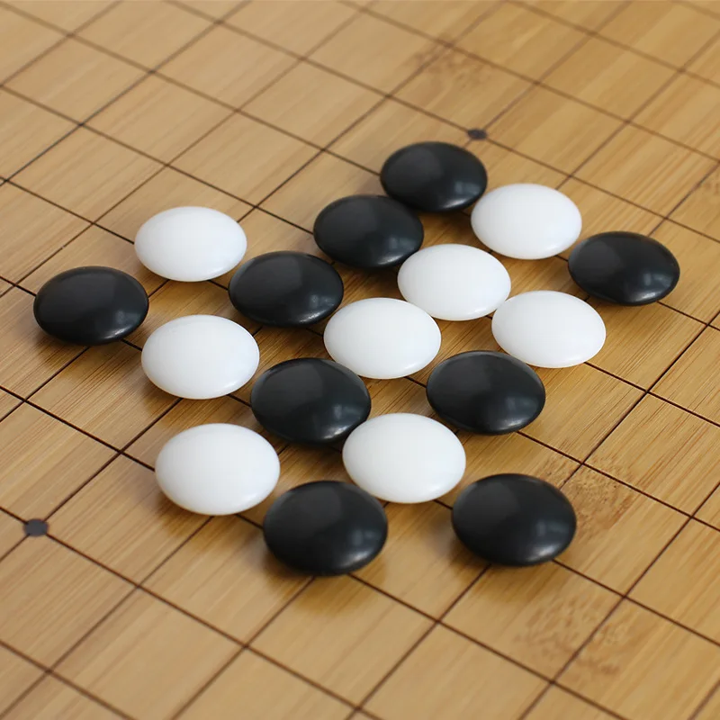 Boîte en fer jeu explorez ecs Go Game, échiquier en PU, ancien jeu chinois de Go Weiqi, cadeau jouet, 19 routes, 361 pièces/ensemble, diamètre 2.2cm