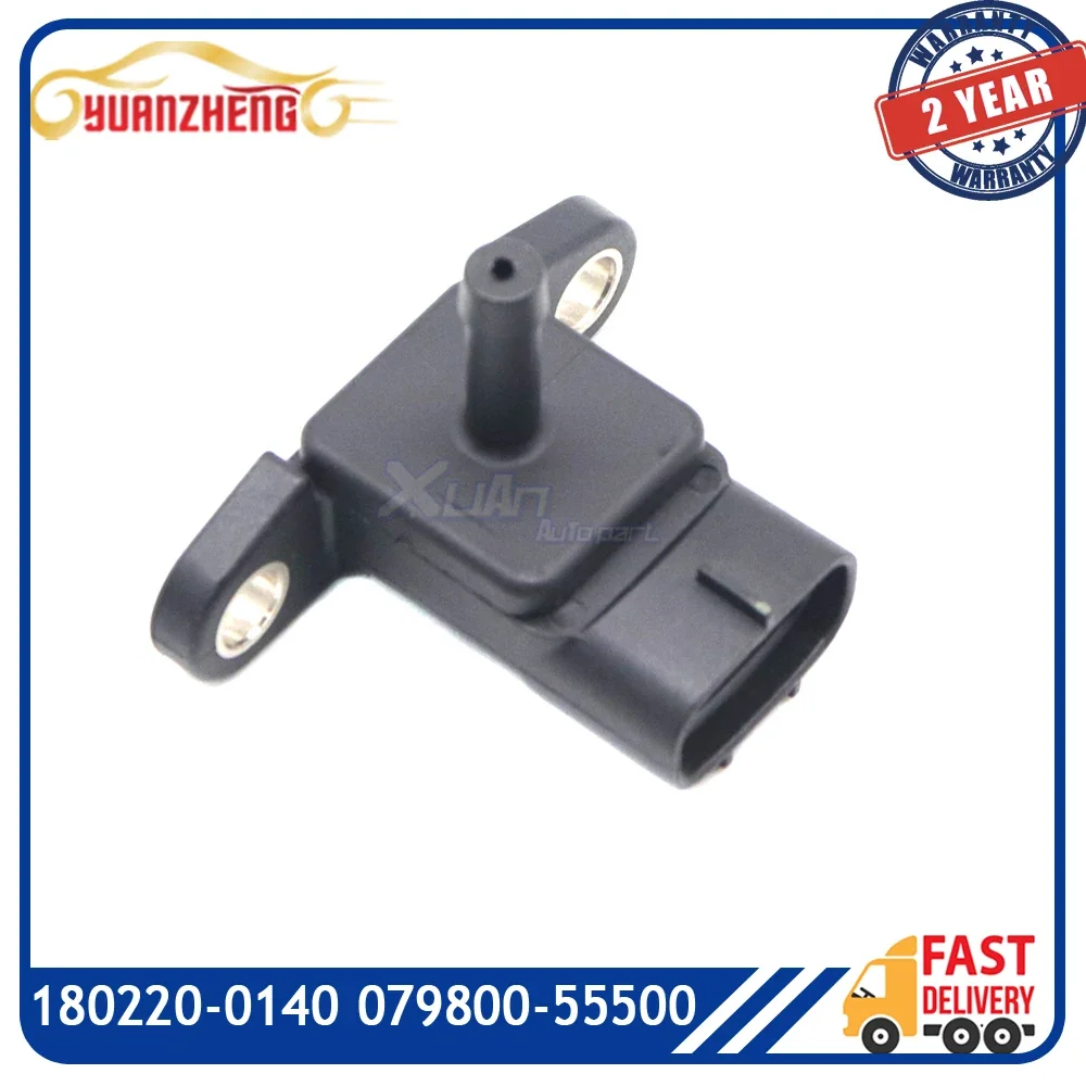 180220-0140 079800-55500 Car Intake Manifold Absolute Air Pressure Sensor For ISUZU 6HK1 4HK1 Engine 1802200140 0798005550