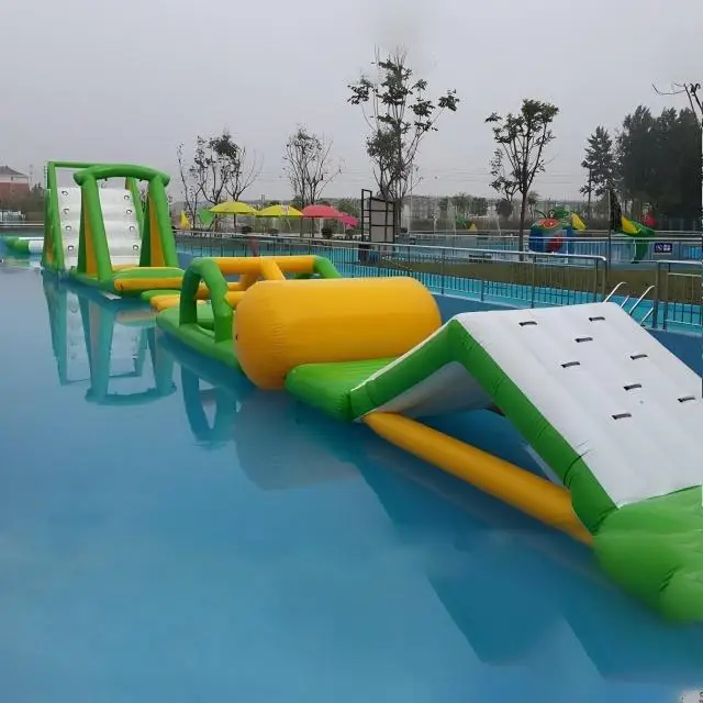 Custom Sealed Modular Obstacle Courses Standardised Pool Water Sports Equipment with Individual Modules for Pool Fun view 3