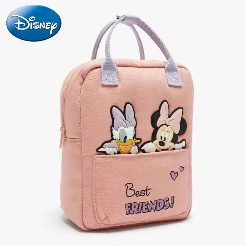 Disney New Minnie Children\'s Schoolbag Cartoon Children\'s Backpack Toddler Backpack Fashionable and Cute Bag