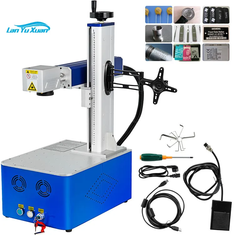 Engraving Machine For Glass Cups Fiber  Machine 30W Integrated Type  engraver machine for metal