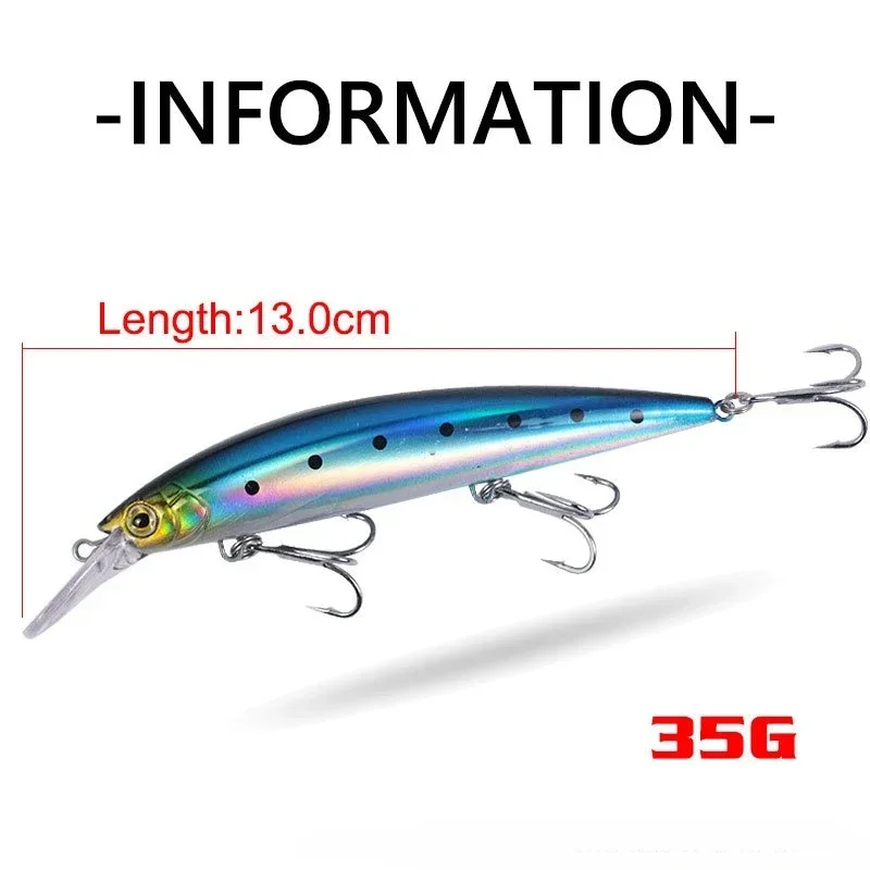 FJORD-Heavy Sinking Minnow Fishing Lures, Artificial Jerkbait