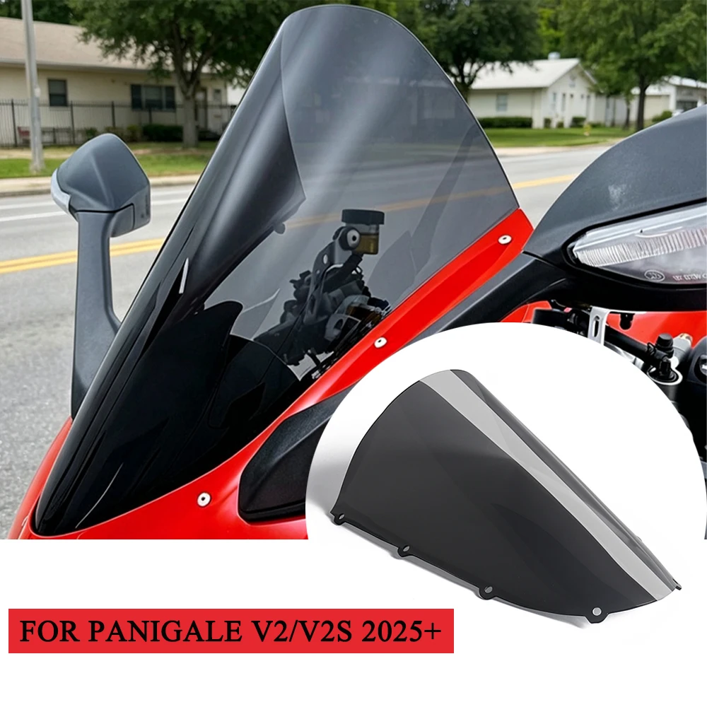For Ducati Panigale V2 S V2S 2025 2026 New Double Bubble Motorcycle Windscreen Wind Fairing Deflectors Wind Fairing Screen