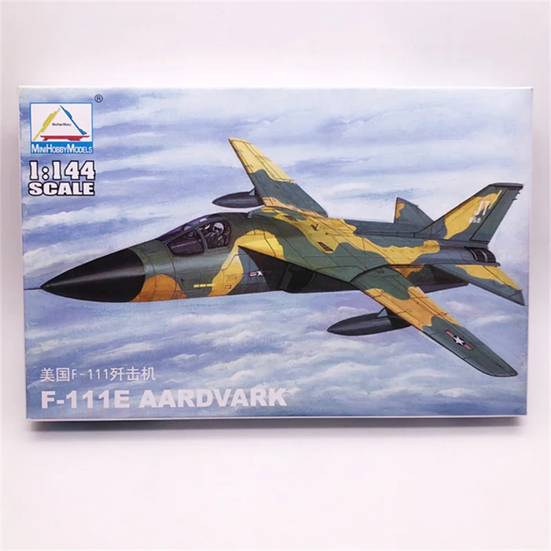 TRUMPETER MINIHOBBY 1/144 Scale F-14A Fighter Assembly Model Bomber Plastic Toy