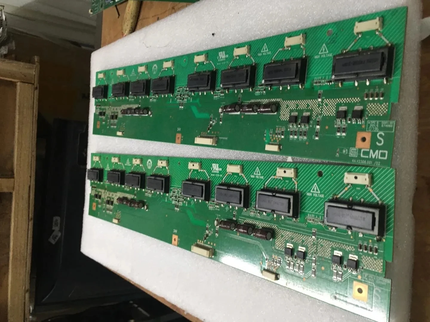 

inventor 4H.V2308.021/D2 4H.V2308.031/D2 V230-101 BACK LIGHT HIGH VOLTAGE BOARD coil 40022q