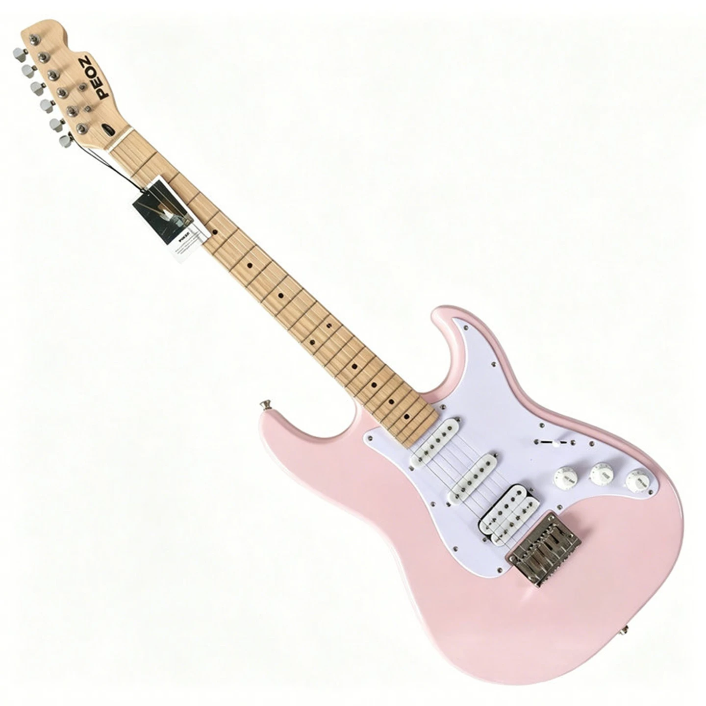 Korea Peoz Electric Guitar SSH Fixed Bridges 22 Frets Maple All in One Guitar for Beginner and Performance NEW Brand