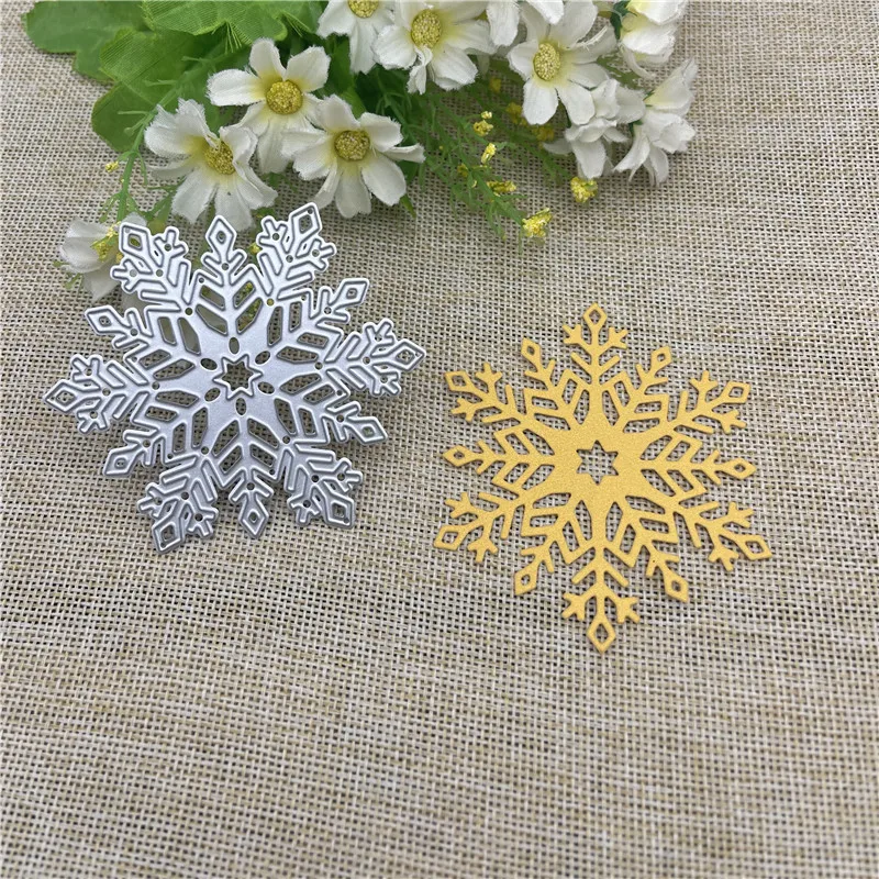 Snowflake Lace background Metal Cutting Dies Stencils For DIY Scrapbooking Decorative Embossing Handcraft Template