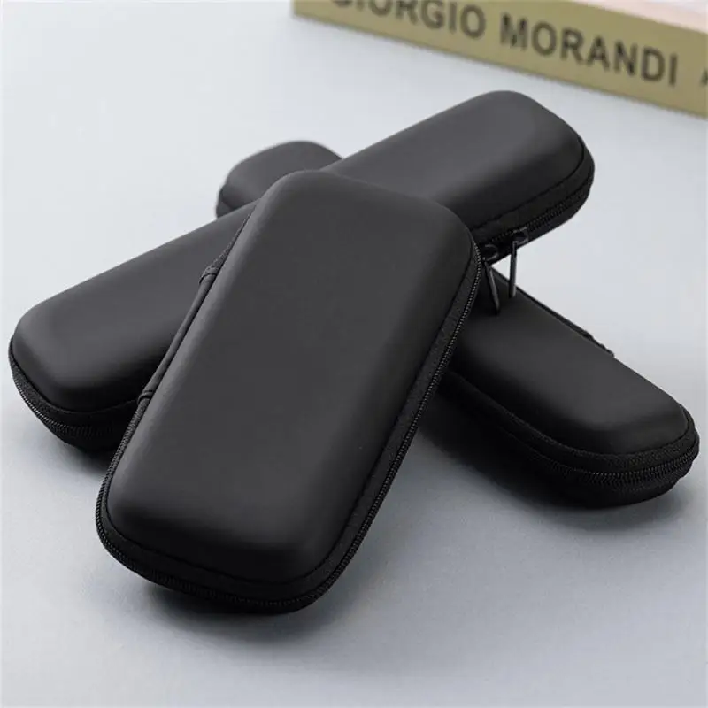 1PC Black EVA Hard Shell Stylus Pen Pencil Case Holder Box Storage Container For Pen Pocket Bag Pen Carrying Protective Sleeve