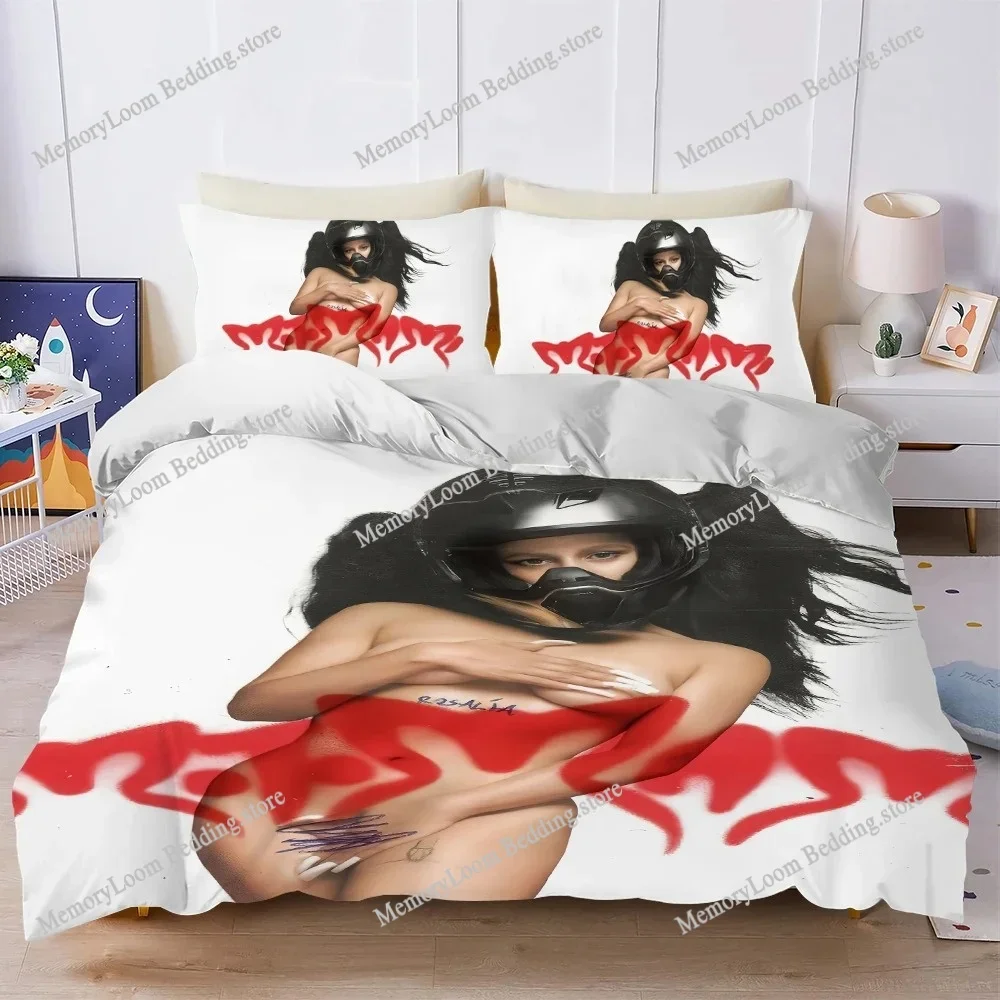 

Singer R-Rosalia Motomami Duvet Cover Set Home Style Bedding Soft Laundry Cotton Bed Four Seasons Student Dormitory Home Textile