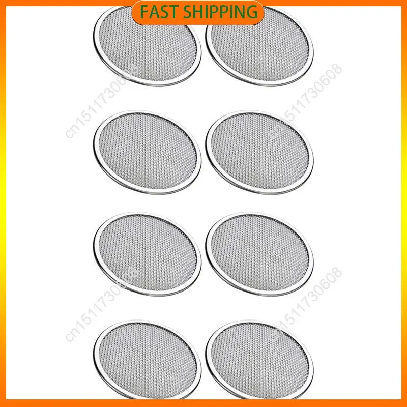 اشترِ الآن 8 عبوات من أغطية الشاشة المبتكرة، وشاشة بغطاء من الفولاذ المقاوم للصدأ لبرطمان الفم العادي مقاس 86 مم (الخاتم غير متضمن) #1