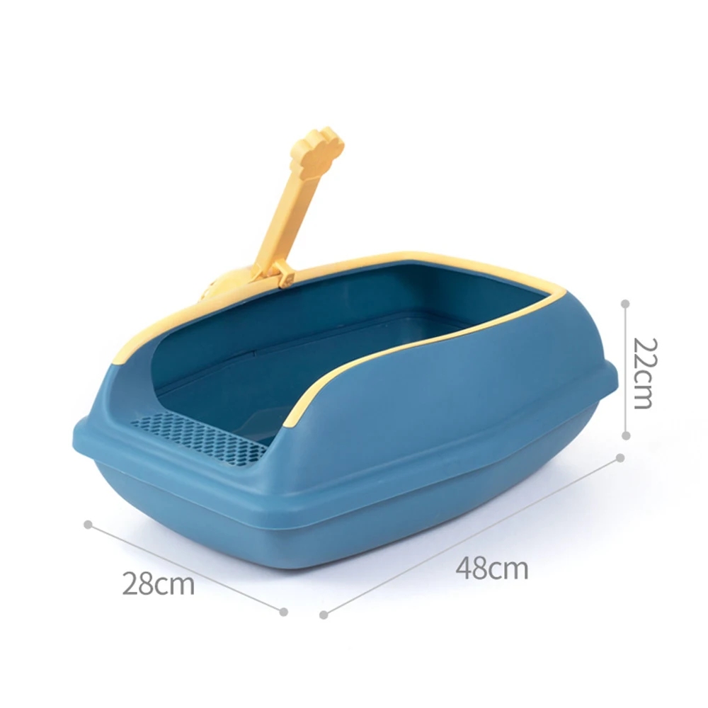 Open Top Cat Litter Box Detachable Multipurpose Cat Litters Plate For Cat Dog