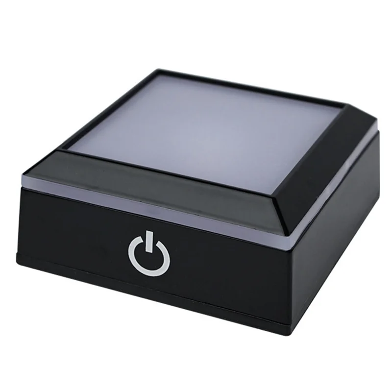 Espositore base lampada a LED per base lampada sfera di cristallo touch induttivo in vetro artistico B-AT36