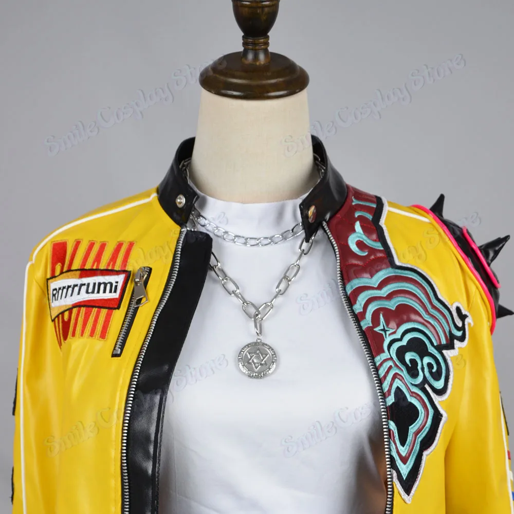 New Movie K-Pop Demon Hunters Cosplay Costume Rumi Top Pants Jacket Set Halloween Party Props Stage Show Accessories