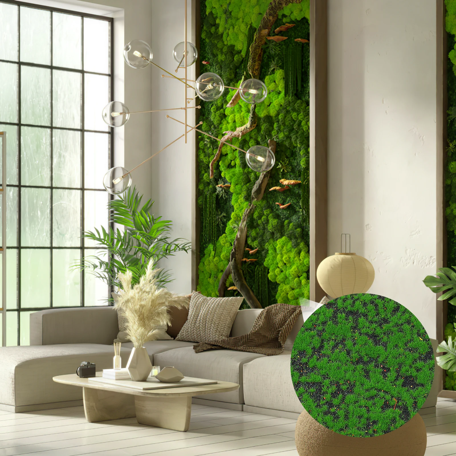 

Artificial Moss Fake Green Plants For Patio Balcony Garden Home Office Wedding Decor Diy Landscaping Plastic Indoor Faux