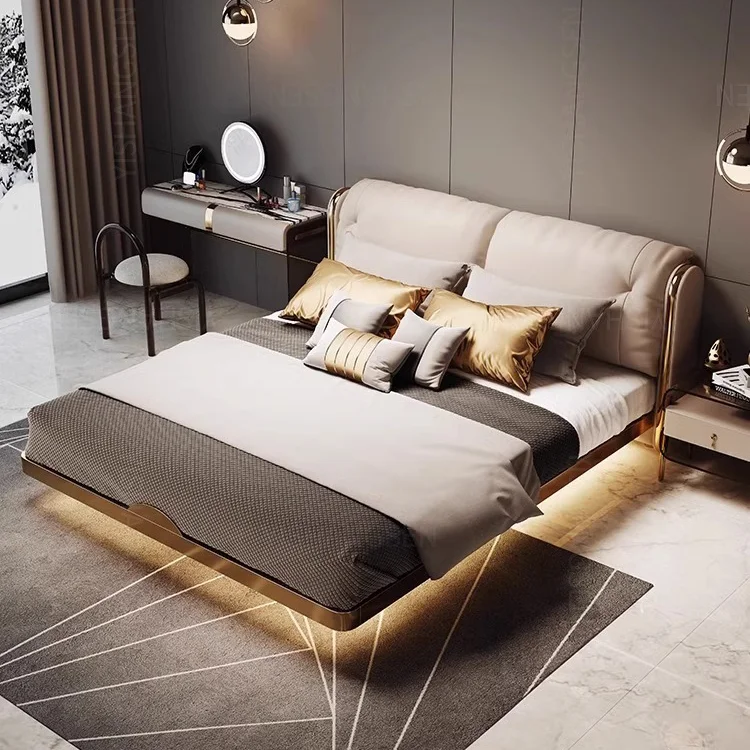 High Quality Minimalist Design Hot Selling Bedroom Furniture Bed Sets Queen king Size Luxury Bedroom for Villa