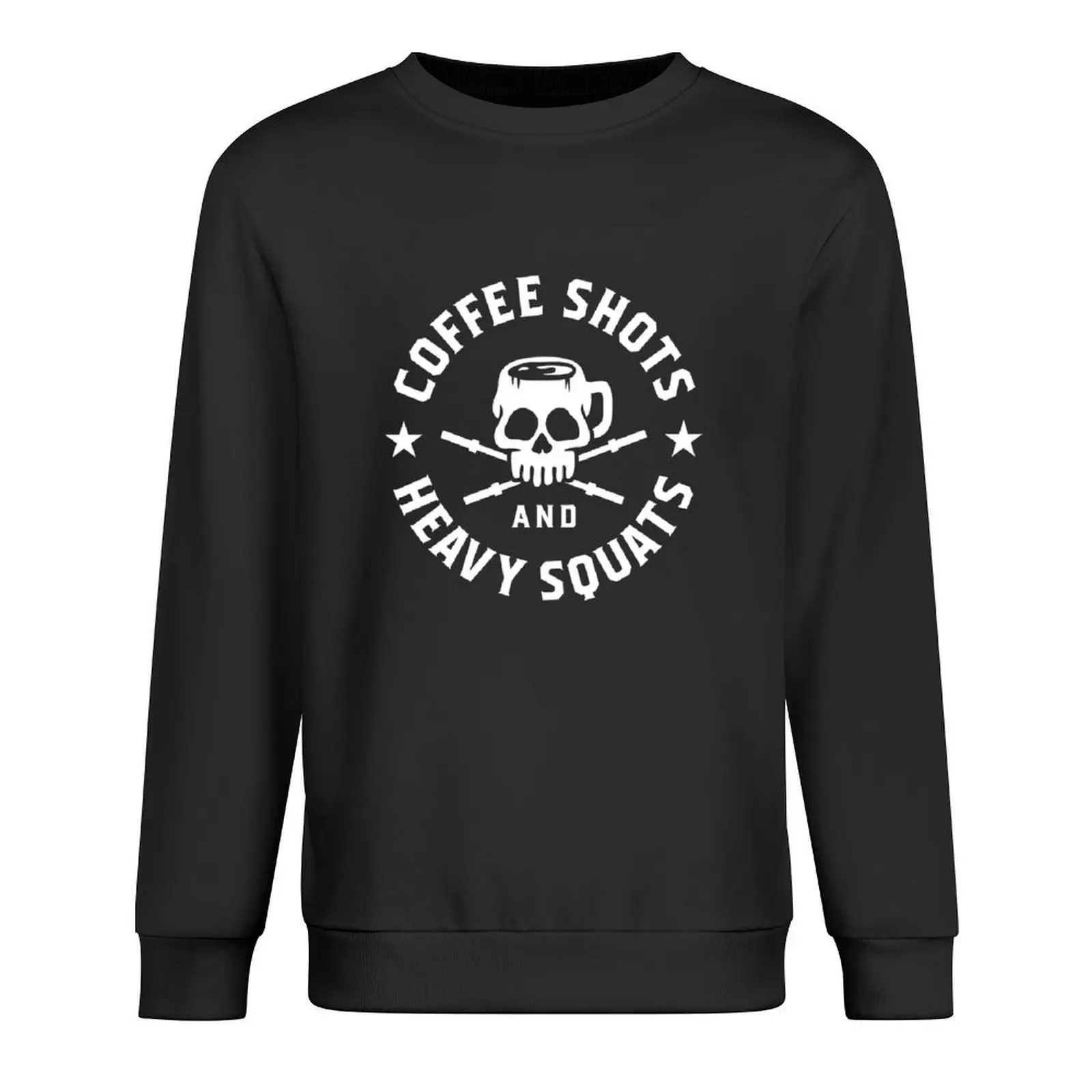 

Coffee Shots And Heavy Squats Pullover korean clothes men's winter sweater tracksuit tracksuit men sweatshirts men