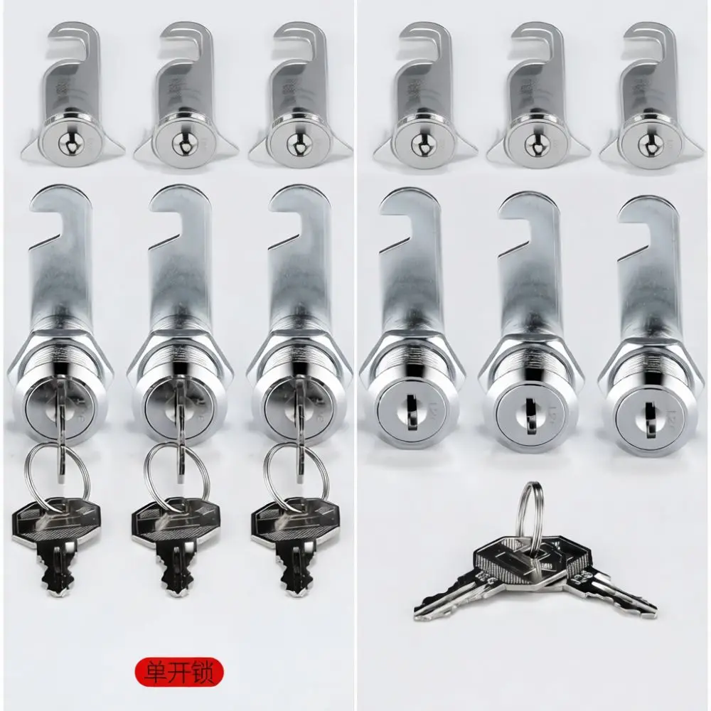 Zinc Alloy Cam Lock For Cabinet File Locker Mailbox Drawer Security Replacement Metal Key Cylinder Safety Furniture Hardware