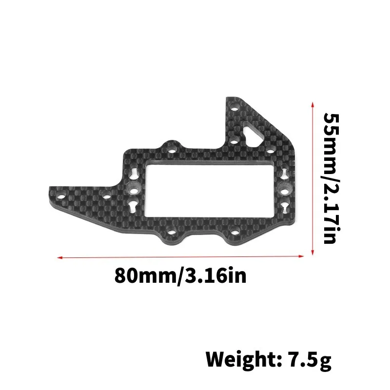 

Carbon Fiber ST/TH Servo Mount Plate TO-266-MP11 for Kyosho MP11 RC Car Upgrade Parts Accessories