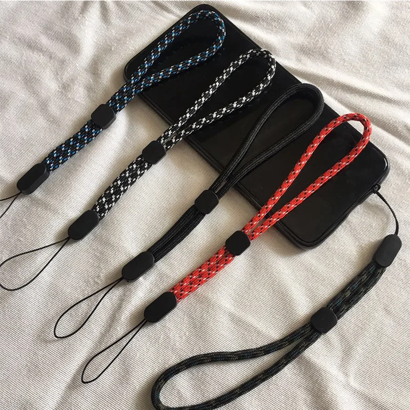 5Pcs Adjustable Wrist Lanyard Mobile Phone Straps Nylon Hand Wrist Straps For Camera Keychains USB Flash Drive U Disk Lanyards