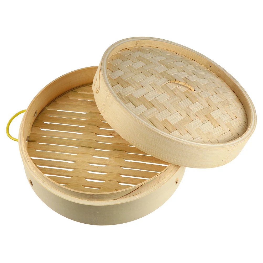 

Bamboo Steamer Large Capacity Reusable Food Cooking Tool Multi functional Household Kitchen Accessories Steam Basket Lid