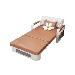 Sofa bed dual-purpose folding small apartment multi-functional balcony push-pull bed household living room pull-out single doubl