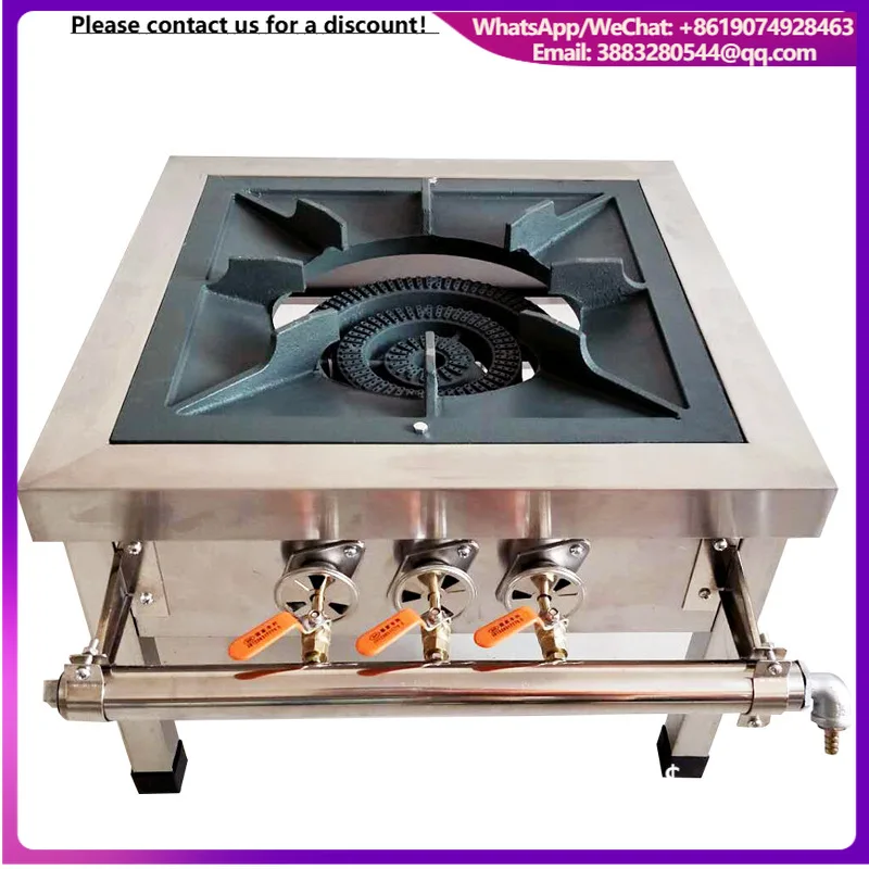 Factory Direct Sales Portable Gas Stove Mini Stainless Steel Countertop Gas Stove