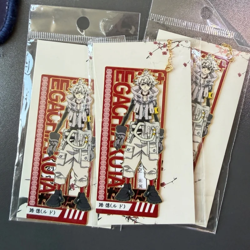 

Gachiakuta Zanka Luther Rudo Enjin Riyo Anime Merchandise Metal Bookmark holiday Gifts Toys Decoration Collectible