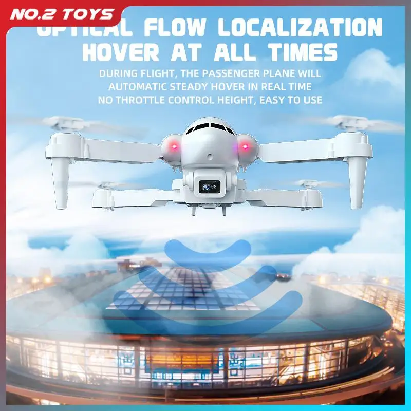 4K HD мини-Дрон на радиоуправлении складной самолет аэрофотосъемка умный Радиоуправляемый квадрокоптер пассажирский самолет искусственный подарок для детей игрушка