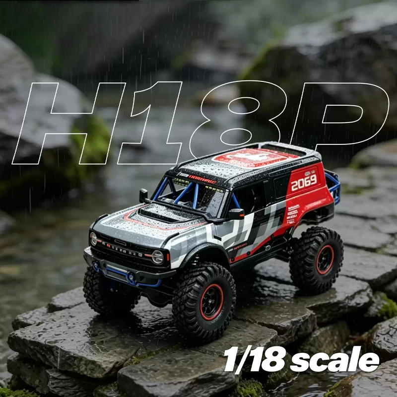 In Stock MJX H18p 1/18 Scale Brushless Rc Crawler Four Wheel Drive Off-Road Climbing Vehicle Remote Control Adult Toy RTR