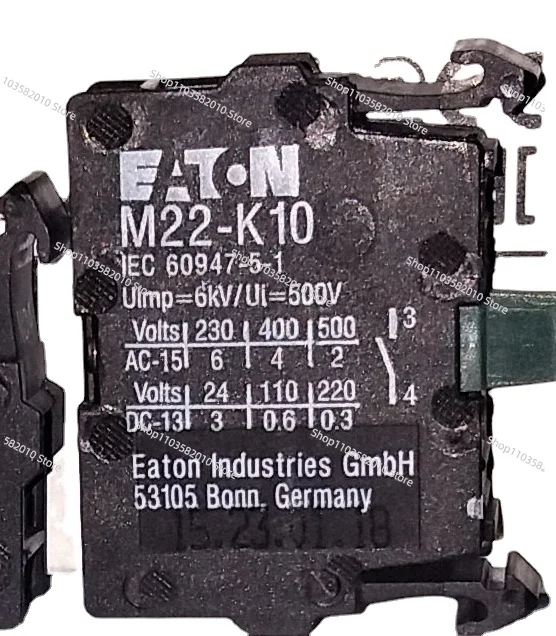 

10pcs New Original Eaton M22-K01 M22-K10 M22-KC01 M22-KC10 front fixed screw-type contact module