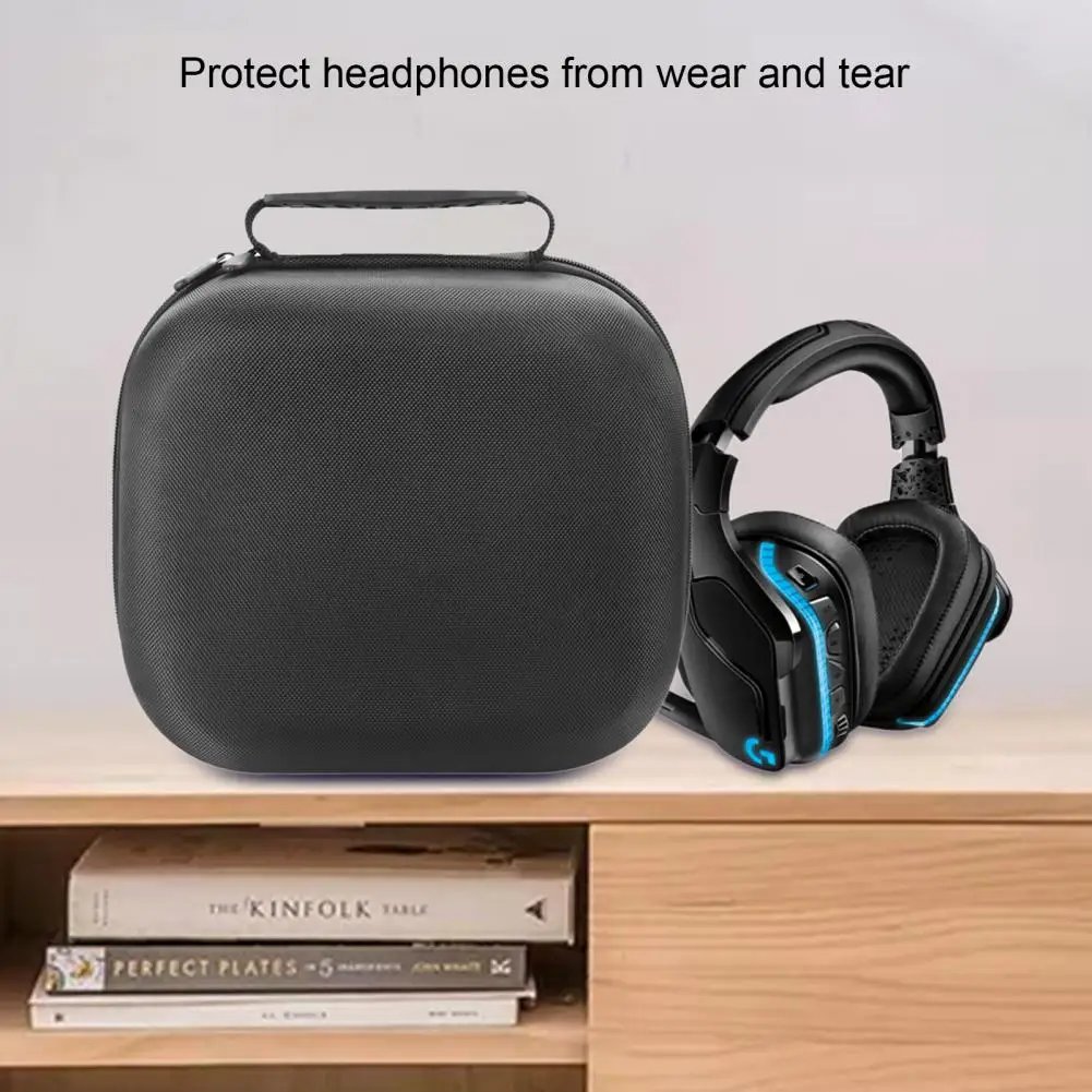 Protective Box Lightweight Portable Smooth Zip Gaming Bluetooth Headphone Nylon Storage Pouch Protective Pouch Shockproof