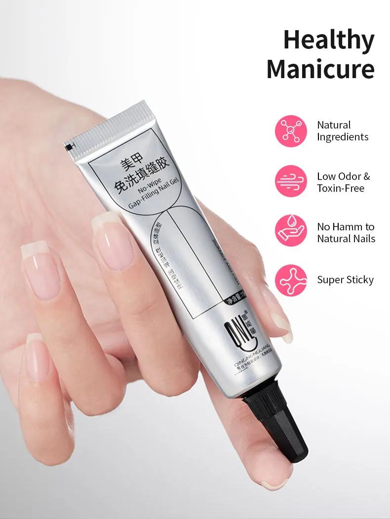 RSNAIL No Wipe Strass-Gel für Nägel, 15 g, 3D-Chrom-Nagelkunst-Designs, Strass-Kleber, DIY-Sculpting-Gel, Soak Off Nail Gem Glue – Detail 6