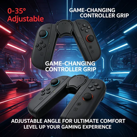 Switch 2 Joy‑Con için Şarj Tutucu – LED Göstergesi, Ayarlanabilir Açı, Şarj Ederken Oynatma, Kullanışlı Braket, Oyun Bileşenleri