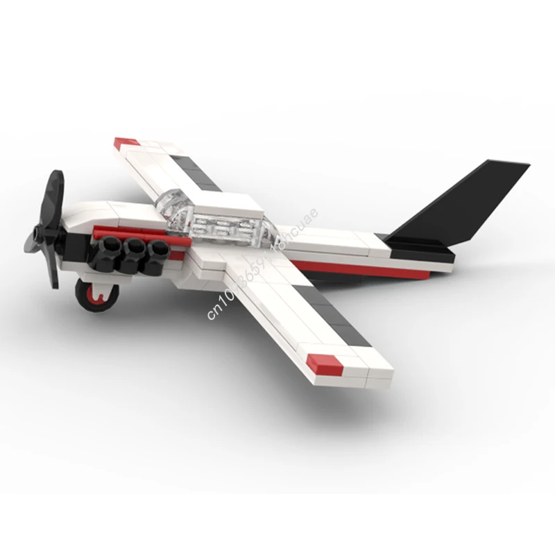 80 個 MOC フライヤーモデルビルディングブロック教育玩具クラフトクリエイティブ誕生日建築子供クリスマスギフト