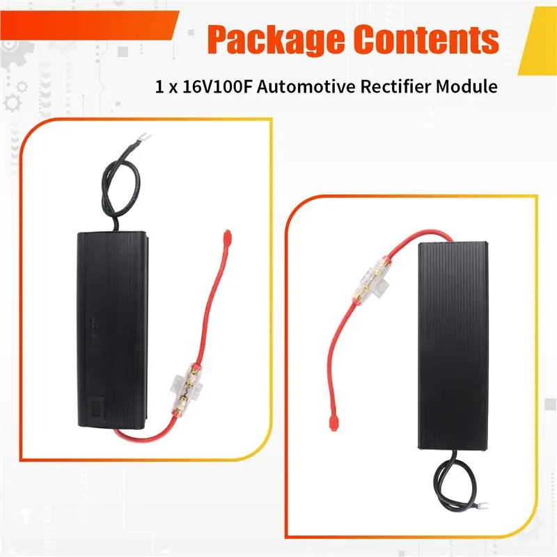 SQPP-Automotive Rectifier Module 16V100F 2.7V600F With Aluminum Shell Improves Power Large Capacity For Backup Systems Supply