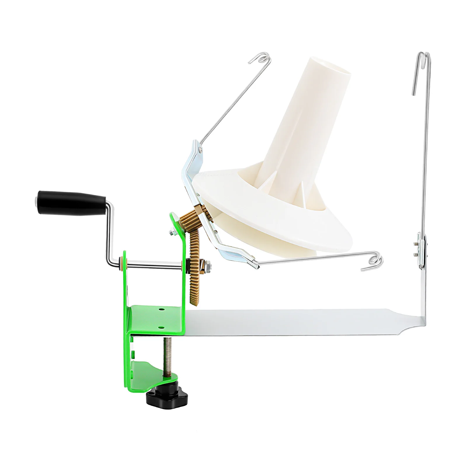 

Tabletop Yarn Winder, 18oz Large Capacity Yarn Ball Winder for Knitting Crochet, Hand Operated Yarn Spinner for Yarn Cake Maker