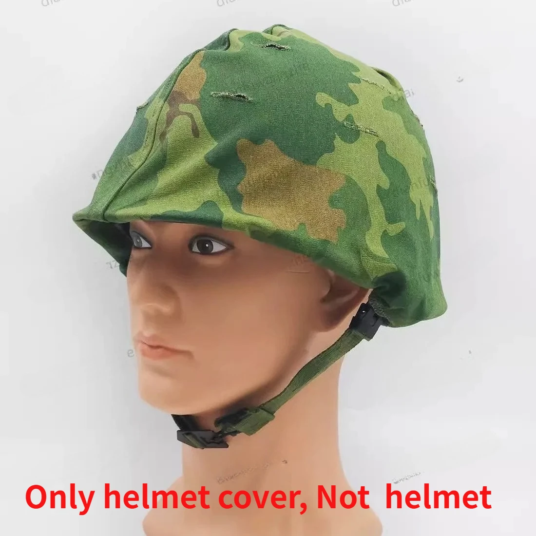 Vintage US Michelle Camouflage Helmet Cover Canvas Replica Military Helmet Cover Ideal for Cosplay and Tactical Outdoor Use