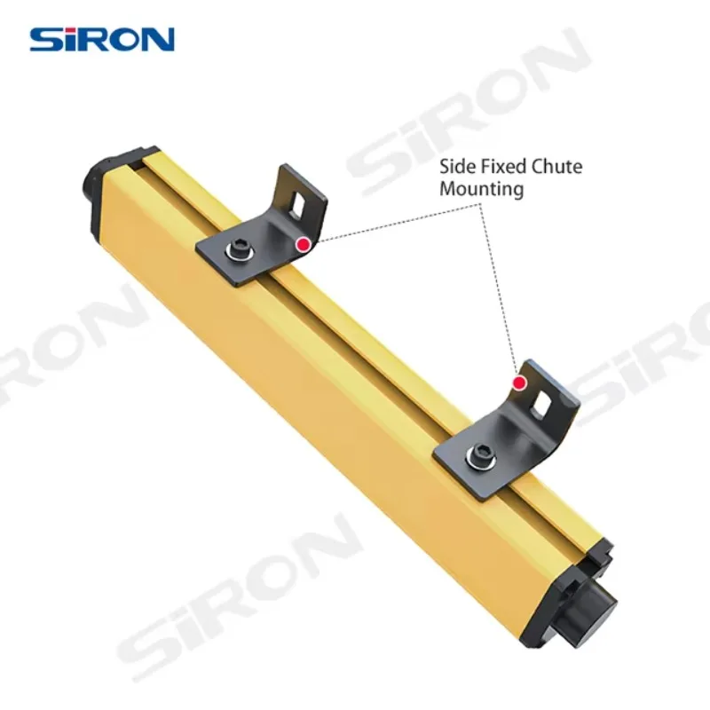 Siron Manufacturing DC10~30V IP65 Waterproof  LED Light Curtain Safety Sensor 10-300mm Detection Universal Double