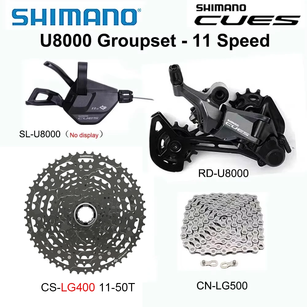SHIMANO CUES 11Speed Groupset U8000 Shifter Rear Derailleur CS