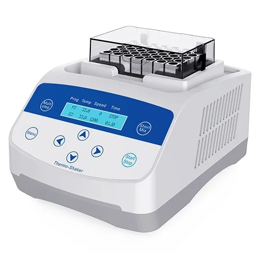 IKEME Cheap Price Lab Cooling And Heating Thermostatic Shaker Incubator Laboratory Mini Dry Bath Incubator With Heated Lid