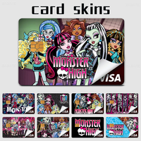 M-MonsterS High Cartoon Poker Sticker Film Tape Skin For Credit Card Debit Card Cartoon Waterproof Stickers Small Chip