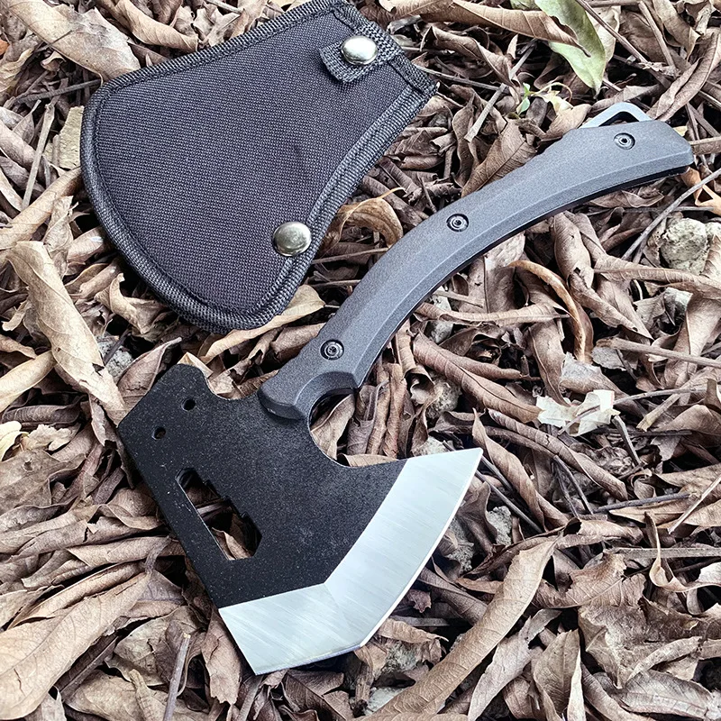 

EDC Высококачественный уличный многофункциональный топор для дров Цельный стальной удобный тактический топор для выживания в джунглях для кемпинга