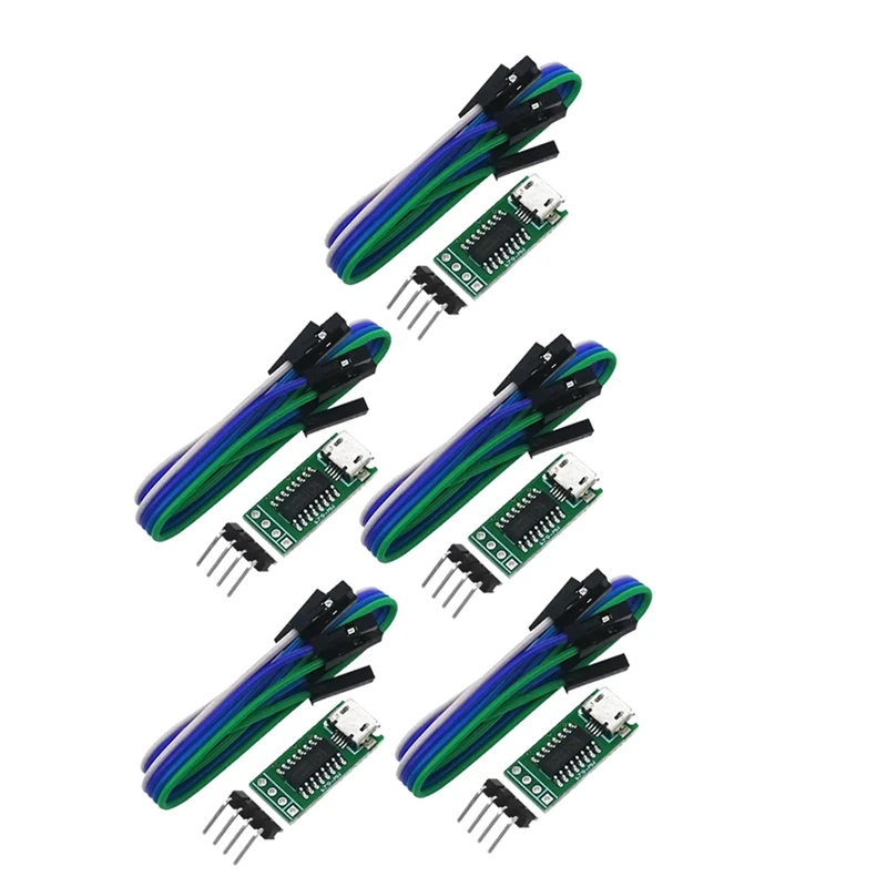 5PCS CH340C Micro-USB A TTL Porta Seriale ISP Modulo di Scarica 5V/3.3V 500Ma Sostituire CP2102 CH340G CH340T Per STM32 51