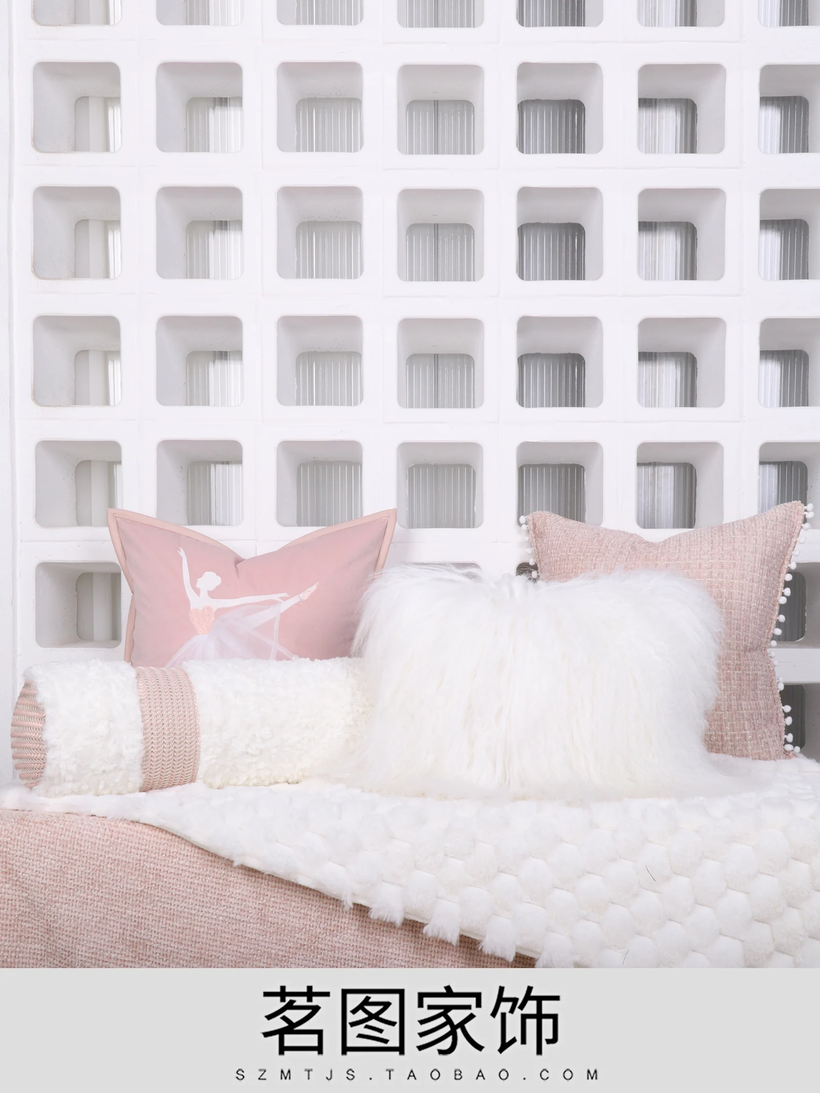 

Декоративная подушка для девичьей спальни, образец, белое одеяло-плед из букле, квадратное, современное, простое, с внутренним наполнителем, прочее