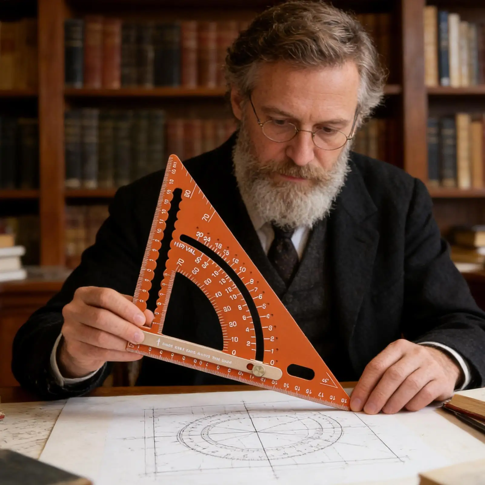 

Carpenter Square Aluminum Alloy Adjustable Carpentry Triangle Ruler Construction Square for Men Professionals Hobbyists Women