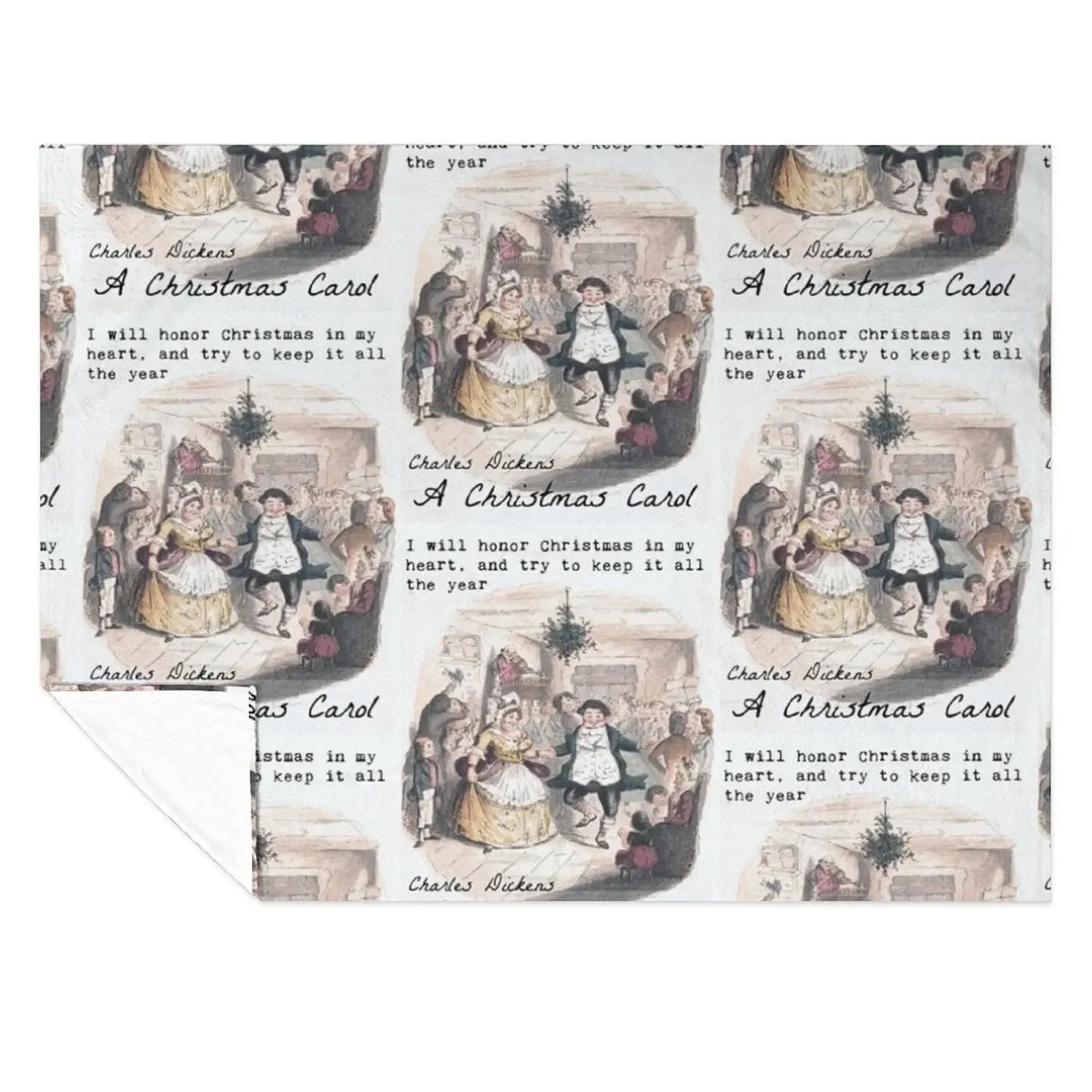 

A Christmas Carol Throw Blanket Retros Extra Large Throw Travel Cute Blankets