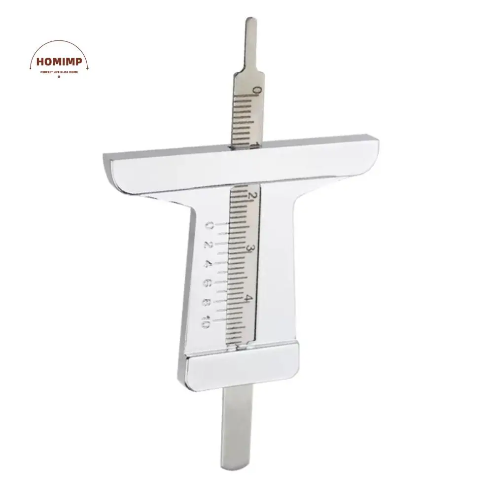 

2pcs Precision Tire Tread Depth Gauge 50mm Portable Car Tire Pattern Measuring Ruler Professional Stainless Steel